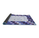 Sideview of Abstract Blue Contemporary Rug, con2803blu