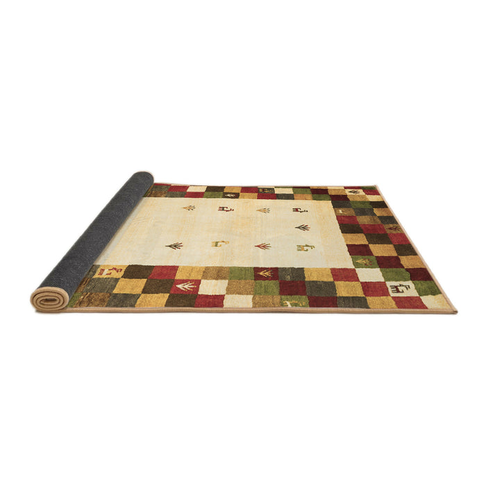 Sideview of Abstract Brown Contemporary Rug, con2803brn