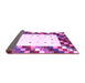 Sideview of Abstract Purple Contemporary Rug, con2803pur