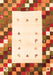 Serging Thickness of Machine Washable Abstract Orange Contemporary Area Rugs, wshcon2803org