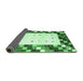 Sideview of Abstract Emerald Green Contemporary Rug, con2803emgrn