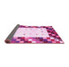 Sideview of Abstract Pink Contemporary Rug, con2803pnk