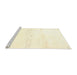 Serging Thickness of Machine Washable Contemporary Parchment Beige Rug, wshcon2804