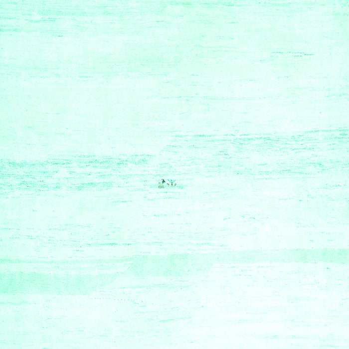 Machine Washable Solid Turquoise Modern Area Rugs, wshcon2804turq