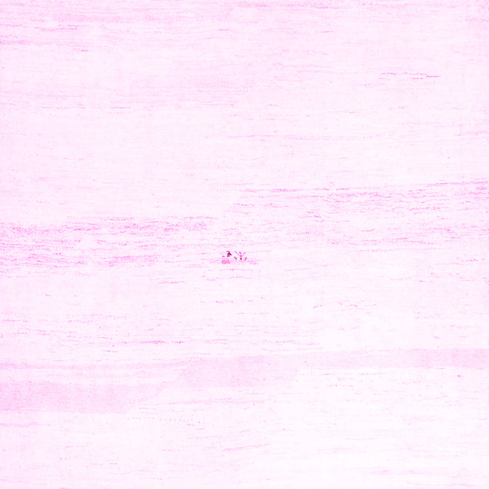 Machine Washable Solid Pink Modern Rug, wshcon2804pnk