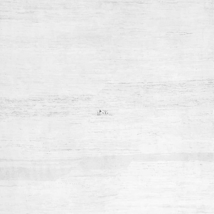 Serging Thickness of Machine Washable Solid Gray Modern Rug, wshcon2804gry