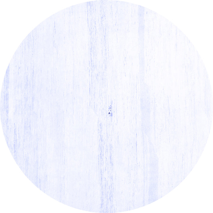 Round Solid Blue Modern Rug, con2804blu