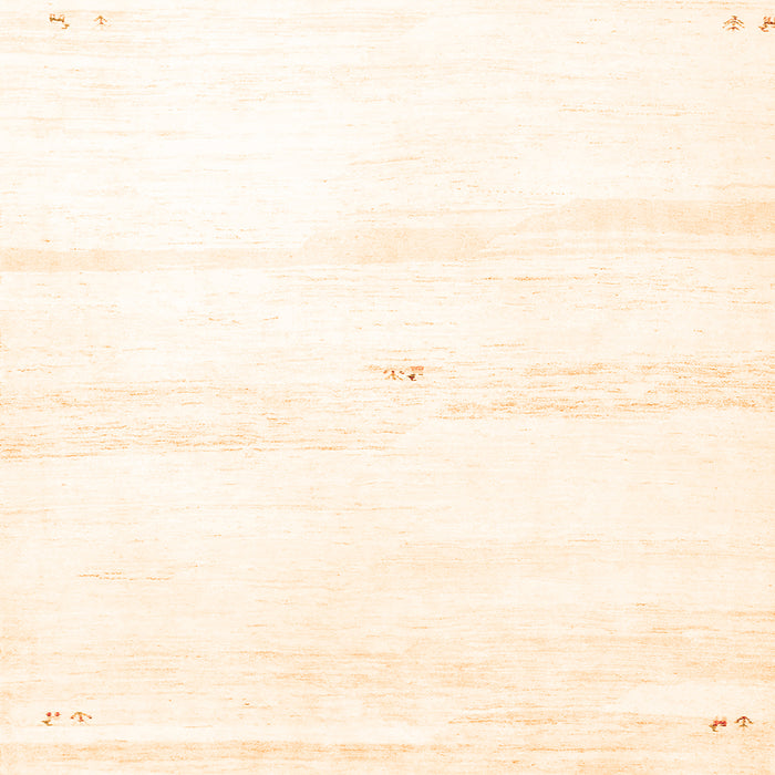 Serging Thickness of Solid Orange Modern Rug, con2804org