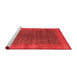 Contemporary Red Washable Rugs