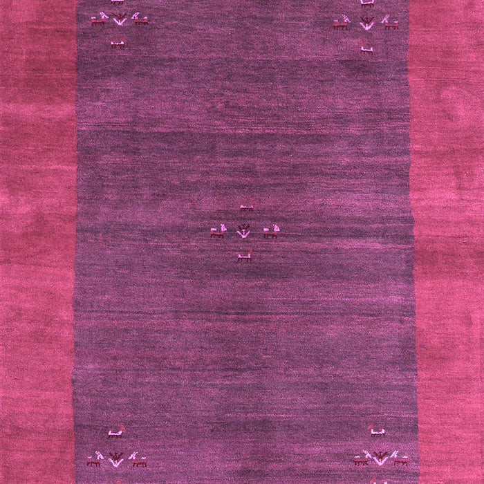 Abstract Purple Contemporary Rug, con2805pur
