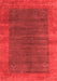 Abstract Red Contemporary Area Rugs