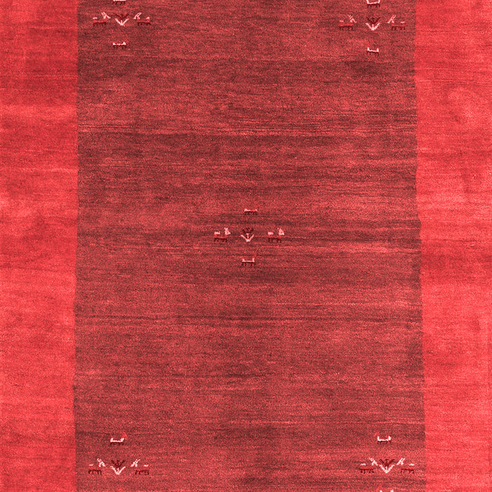 Abstract Red Contemporary Area Rugs