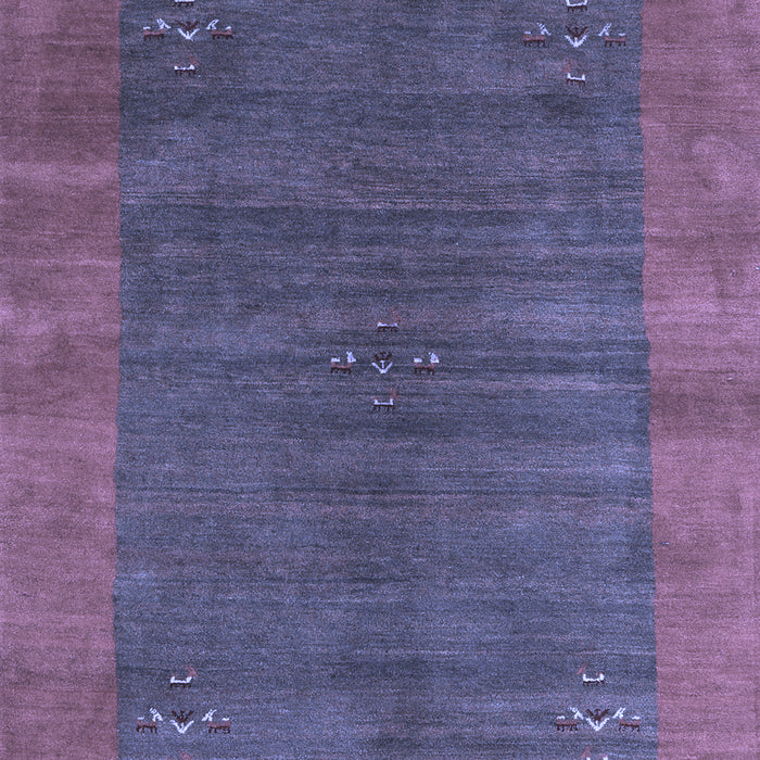 Abstract Blue Contemporary Rug, con2805blu