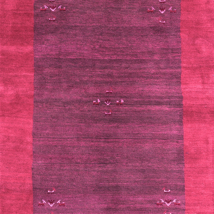 Machine Washable Abstract Pink Contemporary Rug, wshcon2805pnk