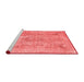 Bohemian Red Washable Rugs