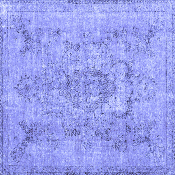 Square Persian Blue Bohemian Rug, con2806blu