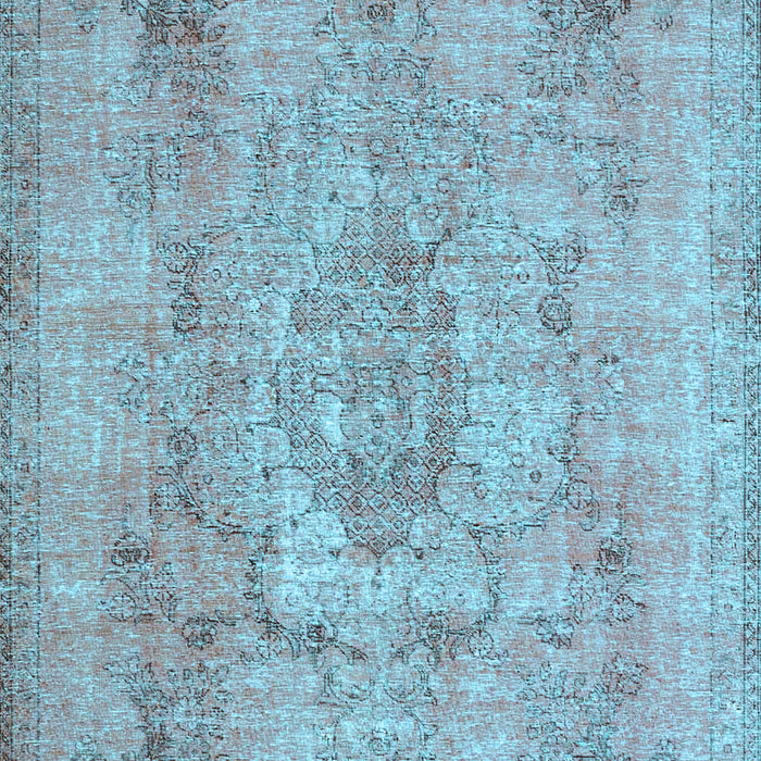 Machine Washable Persian Light Blue Bohemian Rug, wshcon2806lblu