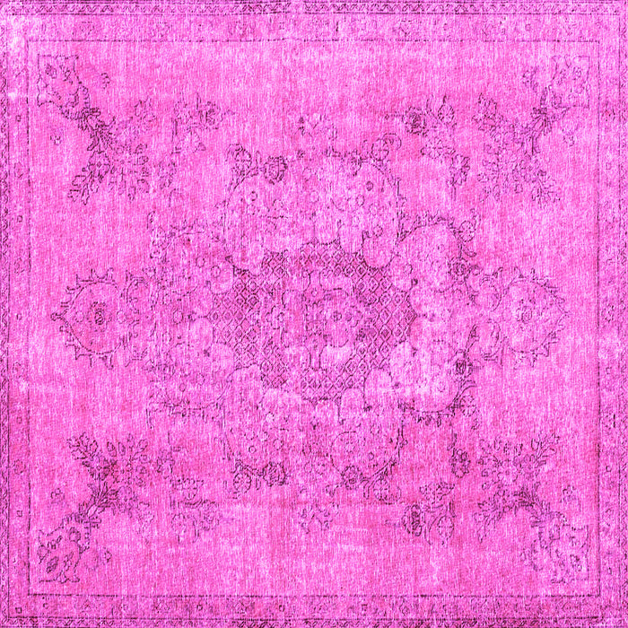 Square Persian Pink Bohemian Rug, con2806pnk