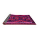 Sideview of Oriental Pink Traditional Rug, con2807pnk