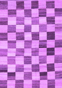 Checkered Purple Modern Rug, con2808pur