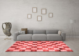 Modern Red Washable Rugs