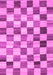 Checkered Pink Modern Rug, con2808pnk