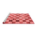 Modern Red Washable Rugs