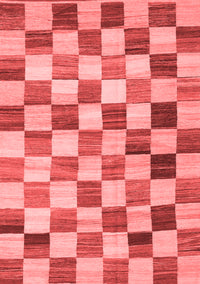 Checkered Red Modern Rug, con2808red