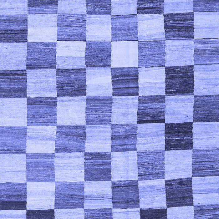 Checkered Blue Modern Rug, con2808blu