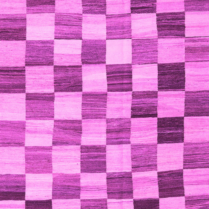 Machine Washable Checkered Pink Modern Rug, wshcon2808pnk