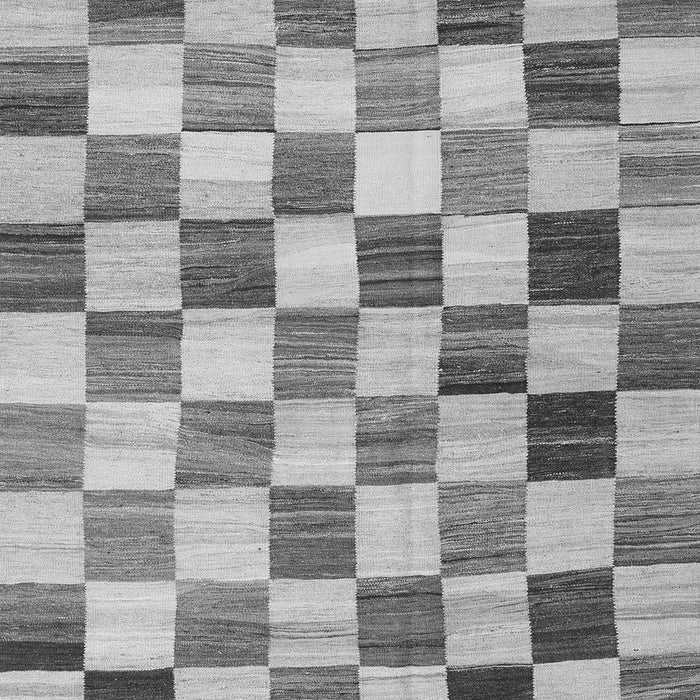 Checkered Gray Modern Rug, con2808gry