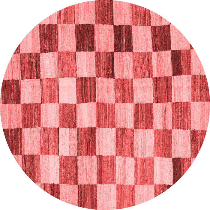 Checkered Red Modern Rug, con2808red