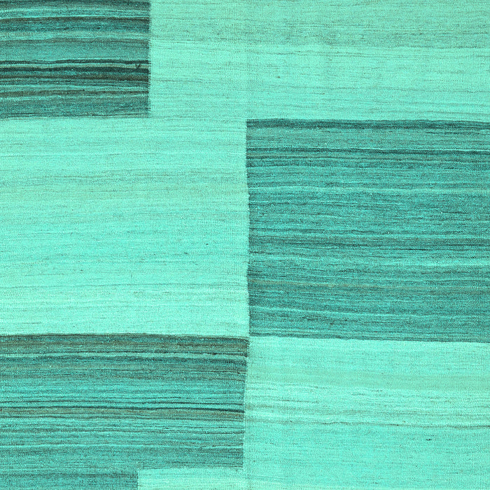 Abstract Turquoise Contemporary Rug, con2809turq