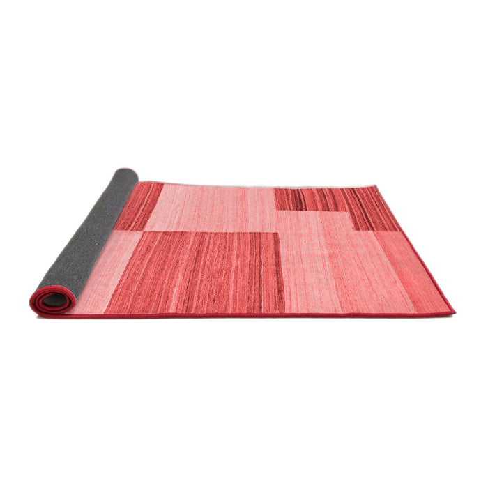 Abstract Red Contemporary Area Rugs