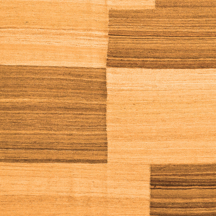 Abstract Orange Contemporary Rug, con2809org