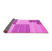 Sideview of Abstract Pink Contemporary Rug, con2809pnk