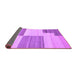 Sideview of Abstract Purple Contemporary Rug, con2809pur