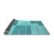 Sideview of Abstract Light Blue Contemporary Rug, con2809lblu