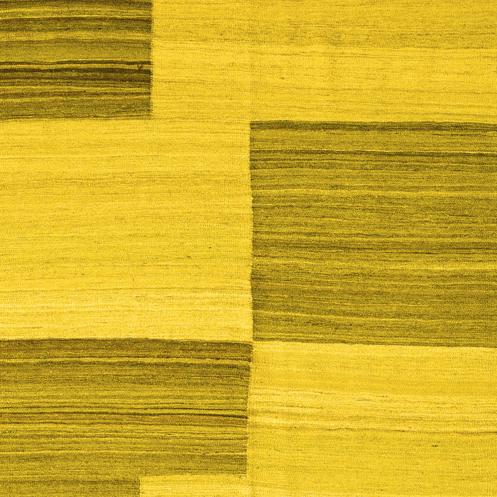 Abstract Yellow Contemporary Rug, con2809yw