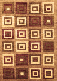 Abstract Brown Contemporary Rug, con280brn