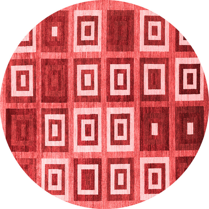 Machine Washable Abstract Red Contemporary Rug, wshcon280red