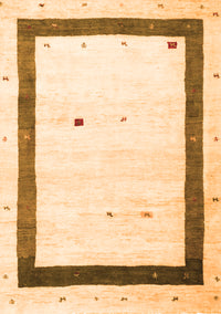 Solid Orange Modern Rug, con2810org