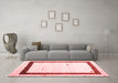 Modern Red Washable Rugs