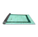 Sideview of Solid Light Blue Modern Rug, con2810lblu