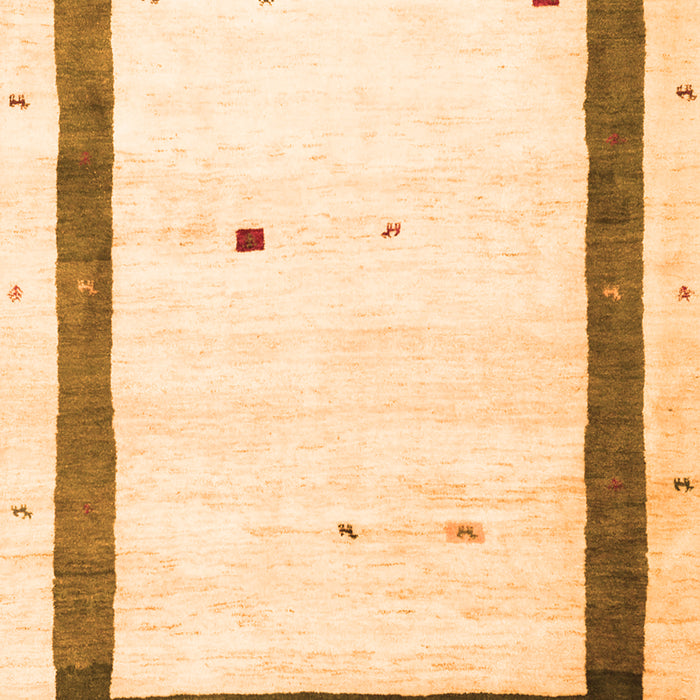 Serging Thickness of Machine Washable Solid Orange Modern Area Rugs, wshcon2810org