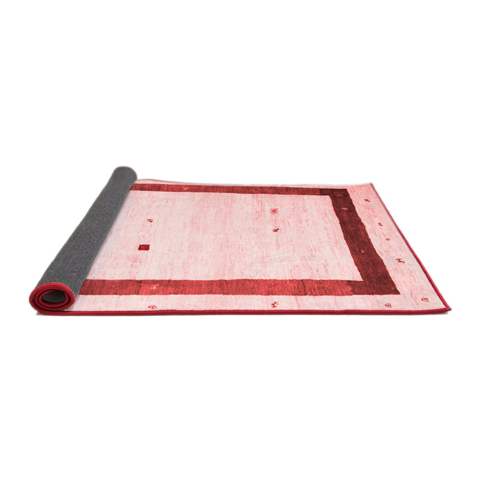Solid Red Modern Area Rugs