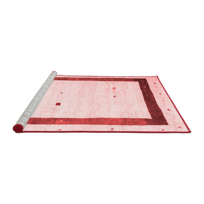 Modern Red Washable Rugs