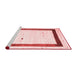 Modern Red Washable Rugs