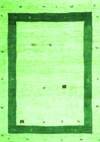 Solid Green Modern Rug, con2810grn