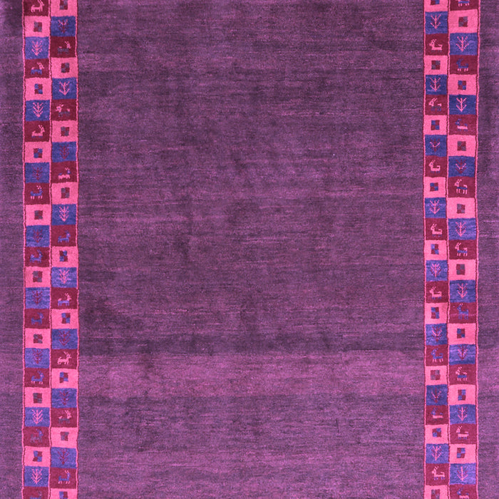Abstract Purple Contemporary Rug, con2811pur